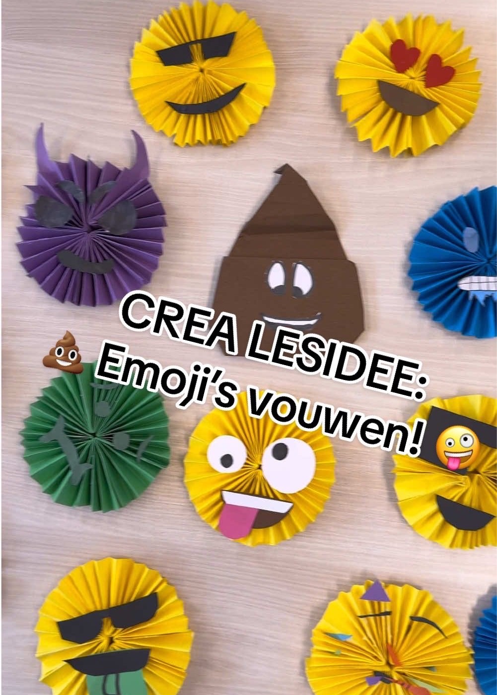 Emoji's vouwen